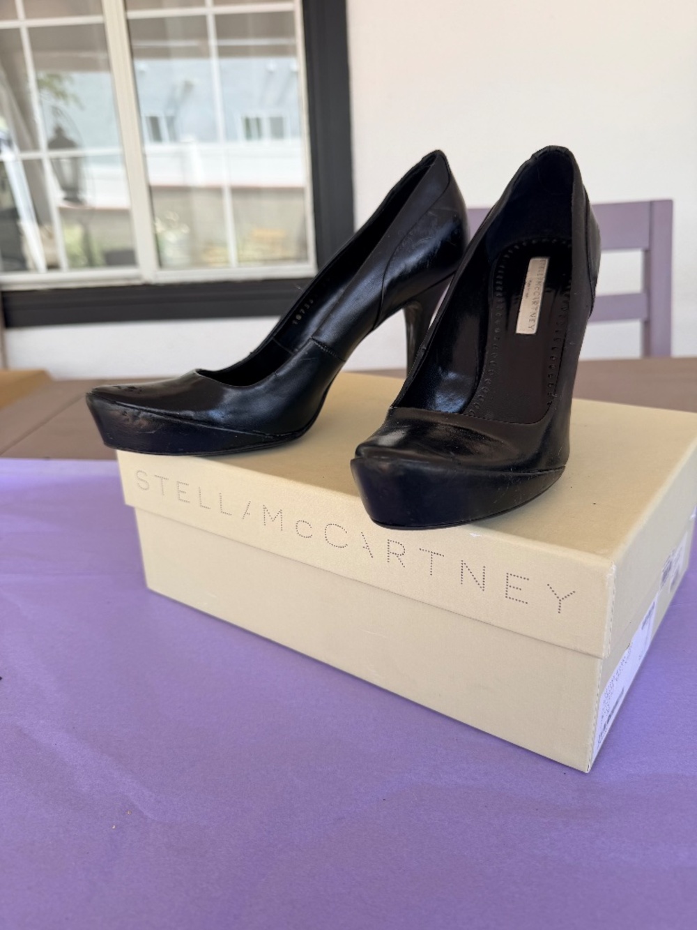 Stella McCartney Mildred Black Pumps Size 38